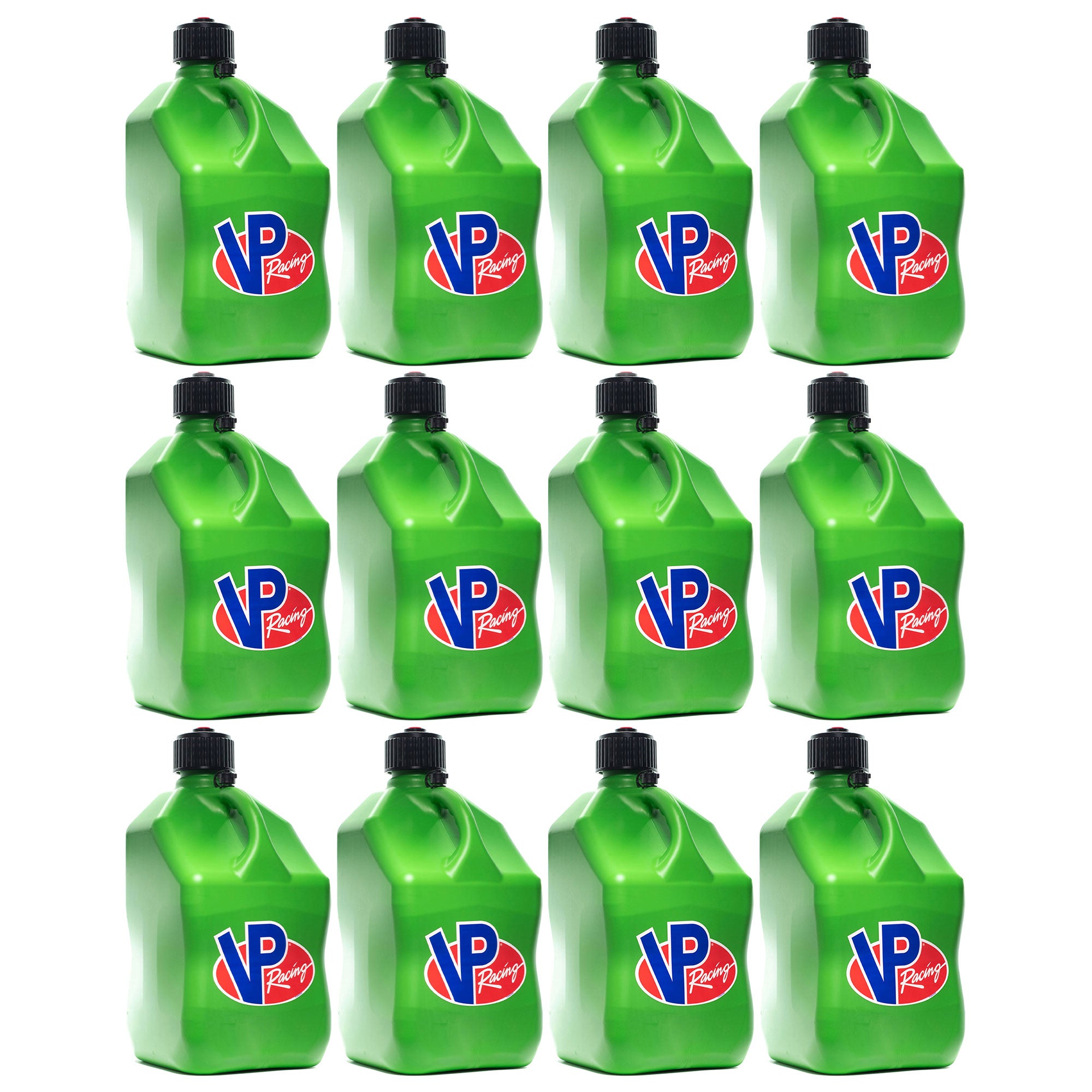 VP Racing 5.5 Gal Container Utility Jug, Green (12 Pack)