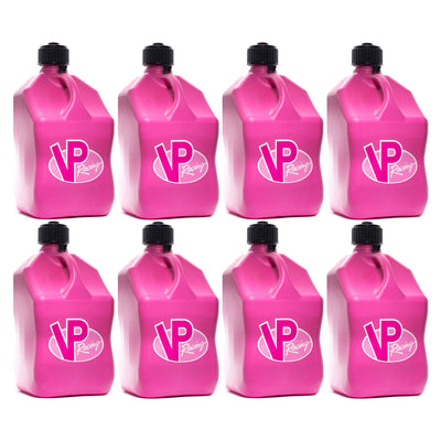 VP Racing 5.5 Gallon Liquid Utility Jug, Pink (8 Pack)
