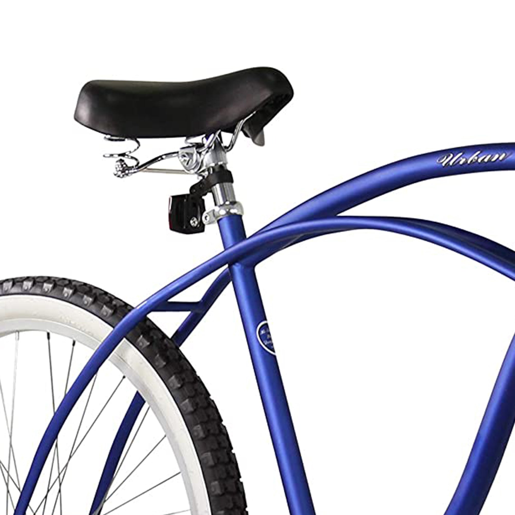 Firmstrong Urban Man Single Speed Mens 26 Inch Beach Cruiser Bicycle, Matte Blue