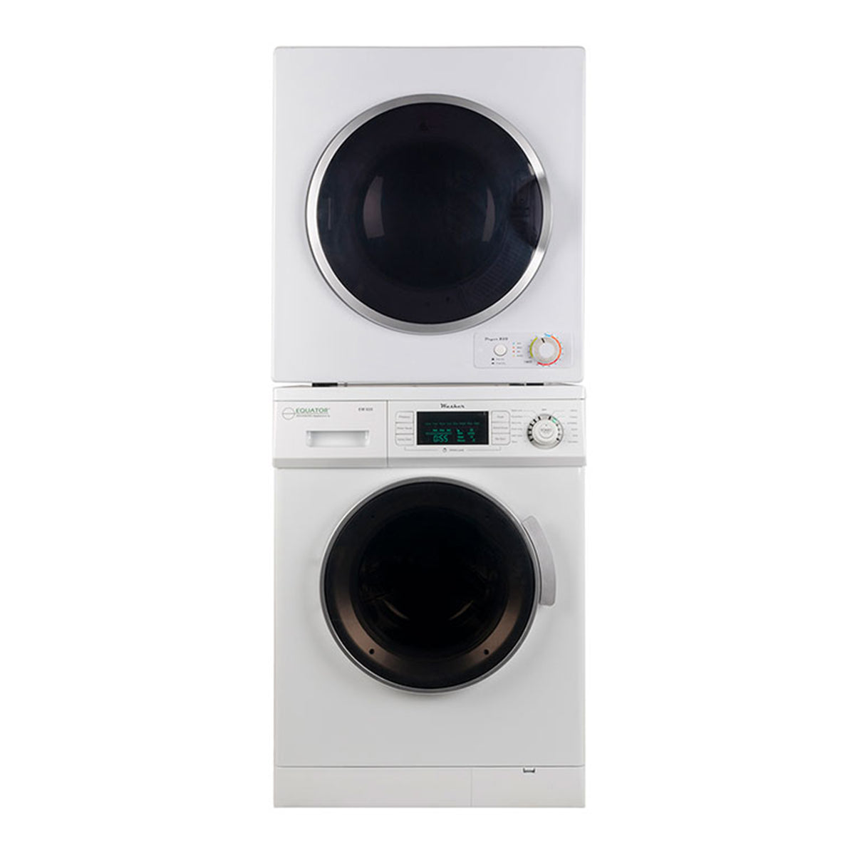 Advanced Supplies 110V Compact Front Load Laundry Auto Dryer, White (Open Box)