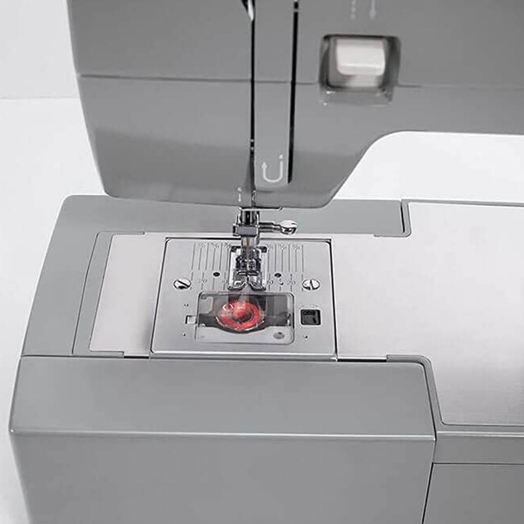 Heavy Duty Sewing Machine w/ 110 Applications and Accessories, Gray (Used)