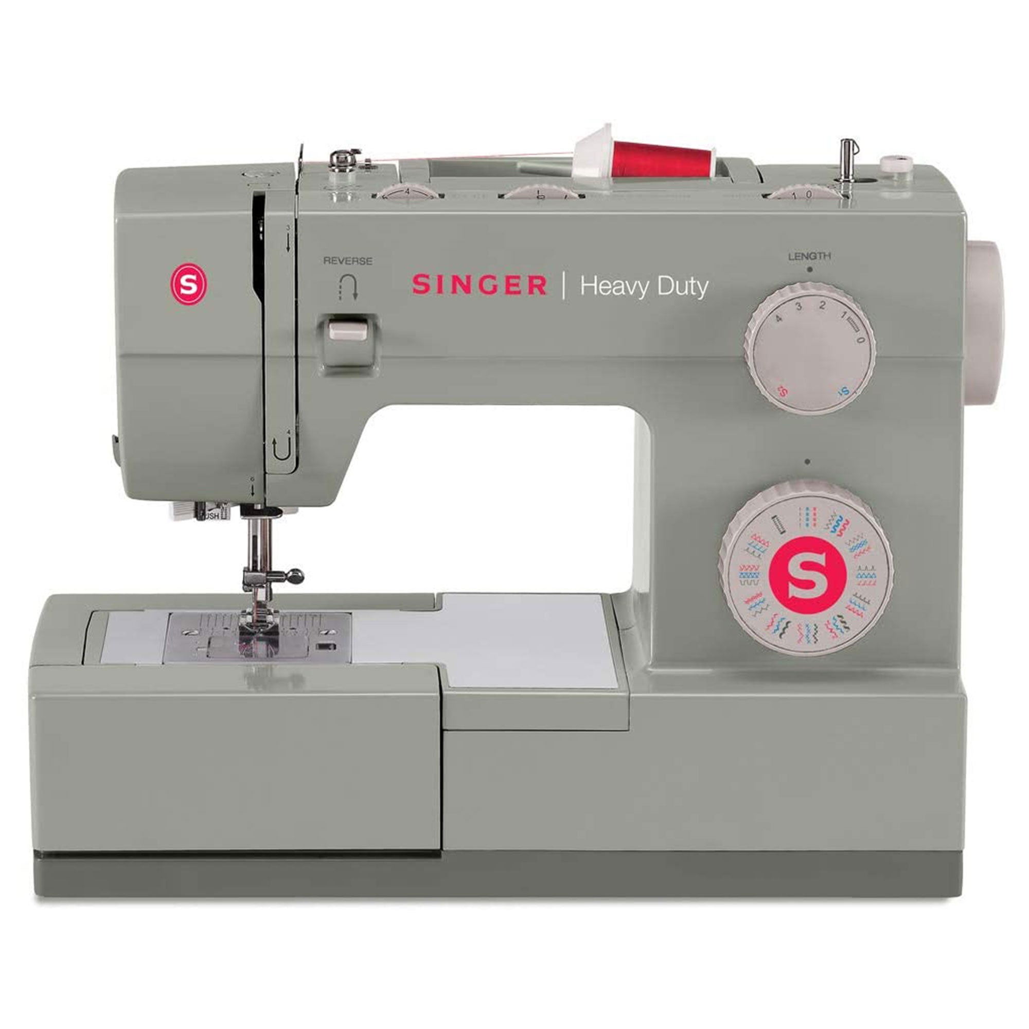 Heavy Duty Sewing Machine w/ 110 Applications and Accessories, Gray (Used) - VMInnovations