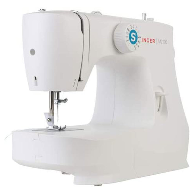 Singer M2100 Sewing Machine with 63 Stitch Applications and Accessories, White