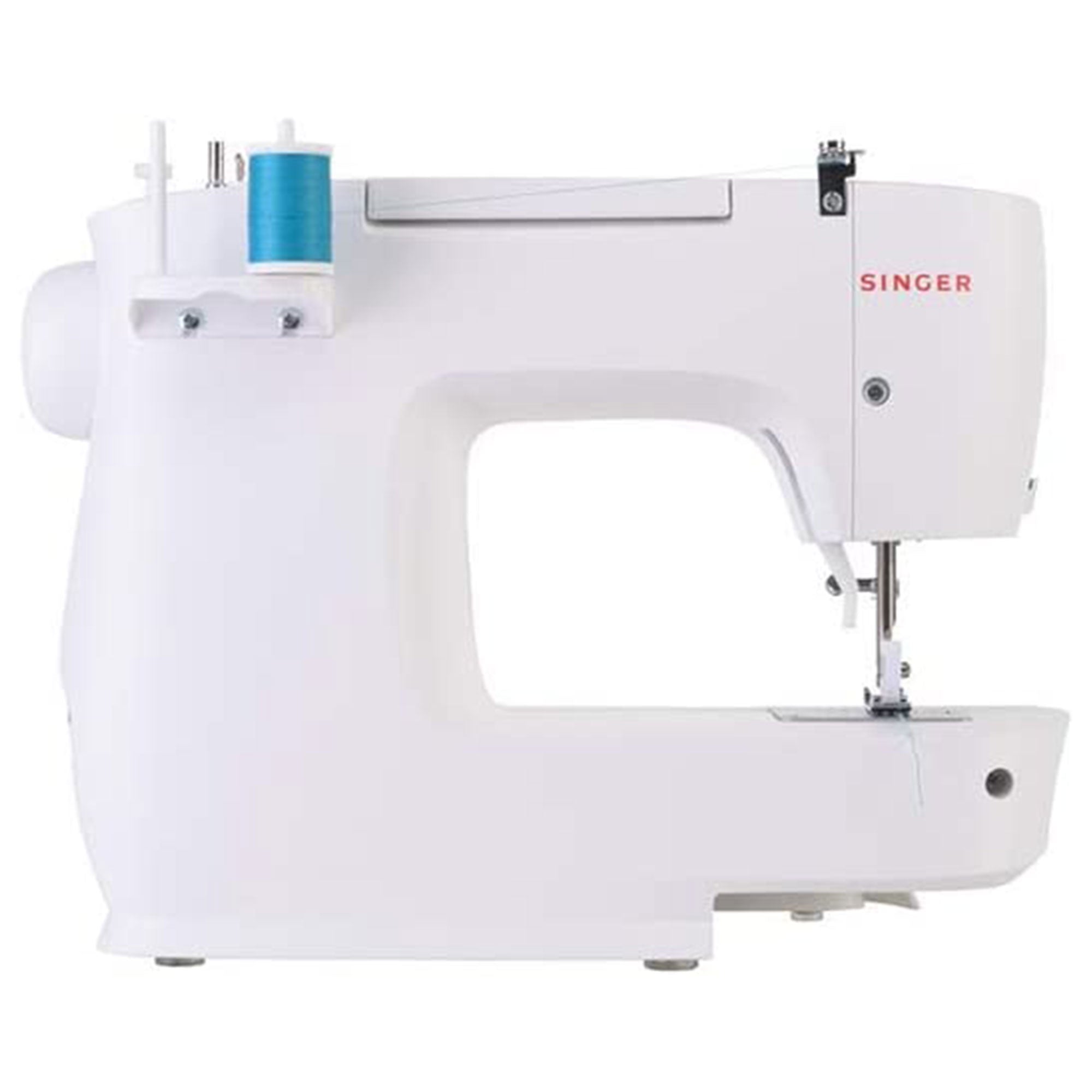 Singer Sewing Machine w/63 Stitch Applications and Accessories, White (Used) - VMInnovations