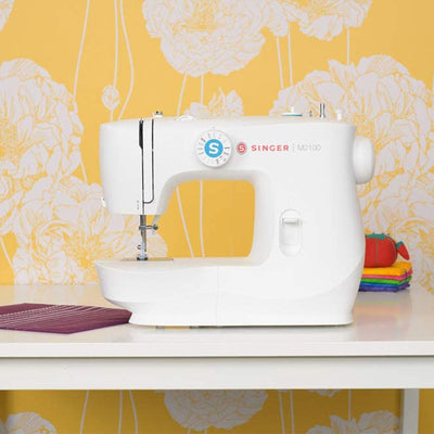 Singer Sewing Machine w/63 Stitch Applications and Accessories, White (Used) - VMInnovations