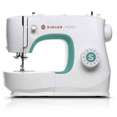 Singer M3300 Sewing Machine with 97 Stitch Applications and Accessories, White