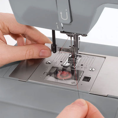Sewing Machine with 110 Stitch Applications and Accessories, Gray (Open Box) - VMInnovations