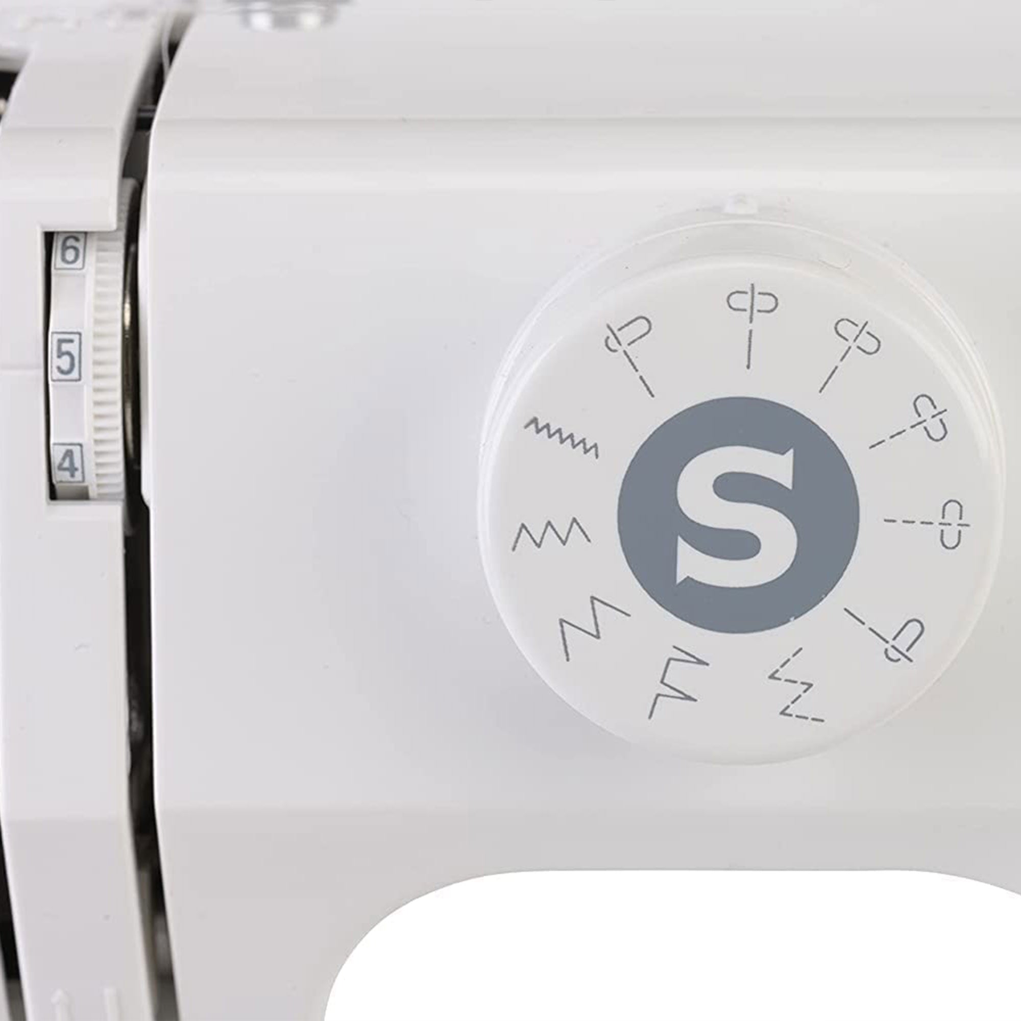 Singer Sewing Machine with 32 Stitch Applications and Accessories, White (Used) - VMInnovations