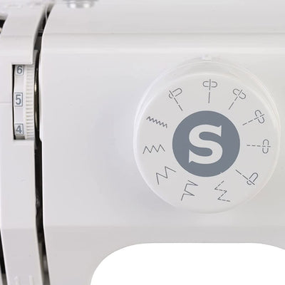 Singer Sewing Machine with 32 Stitch Applications and Accessories, White (Used) - VMInnovations