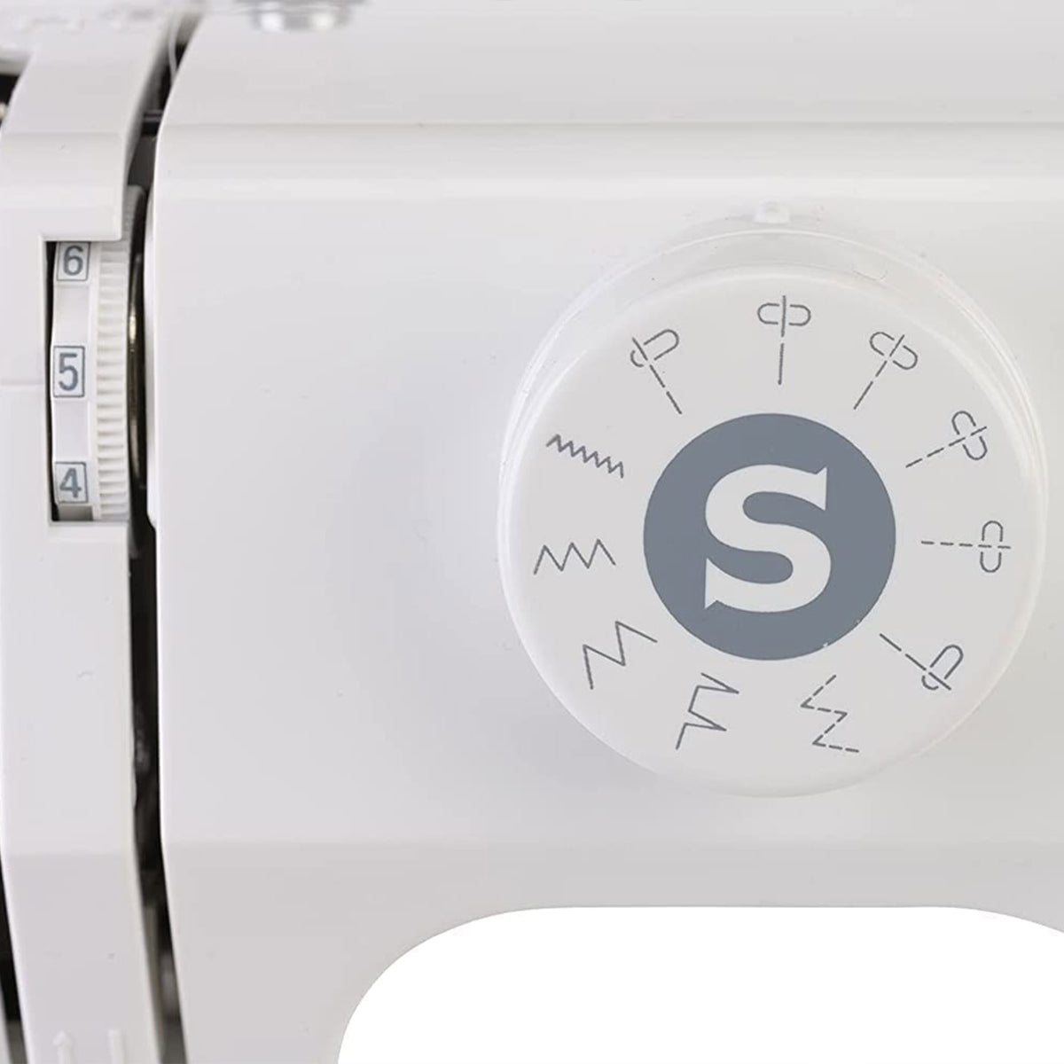 Singer M1000 Sewing Machine with 32 Stitch Applications and Accessories, White