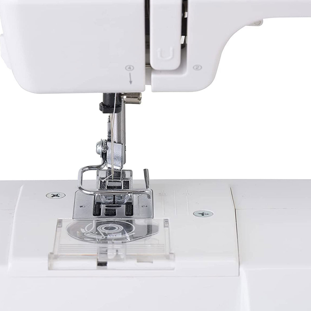 Singer M1000 Sewing Machine with 32 Stitch Applications and Accessories, White