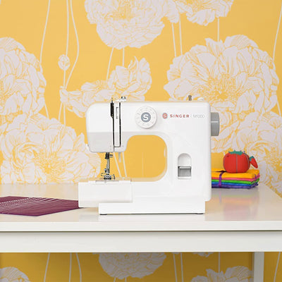 Singer Sewing Machine with 32 Stitch Applications and Accessories, White (Used) - VMInnovations