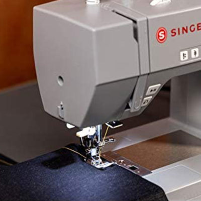 SINGER Electric Sewing Machine w/411 Stitch Applications, Grey (For Parts) - VMInnovations