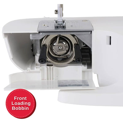 MX60 Sewing Machine w/ 57 Stitch Applications & Accessories, White (For Parts)