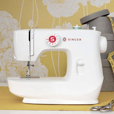 MX60 Sewing Machine w/ 57 Stitch Applications & Accessories, White (For Parts)