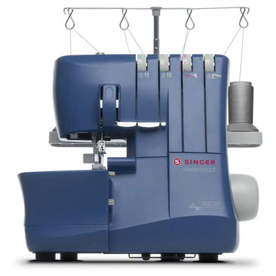 Singer Serger Sewing Machine w/Included Accessory Kit & Free Arm, Blue (Damaged)