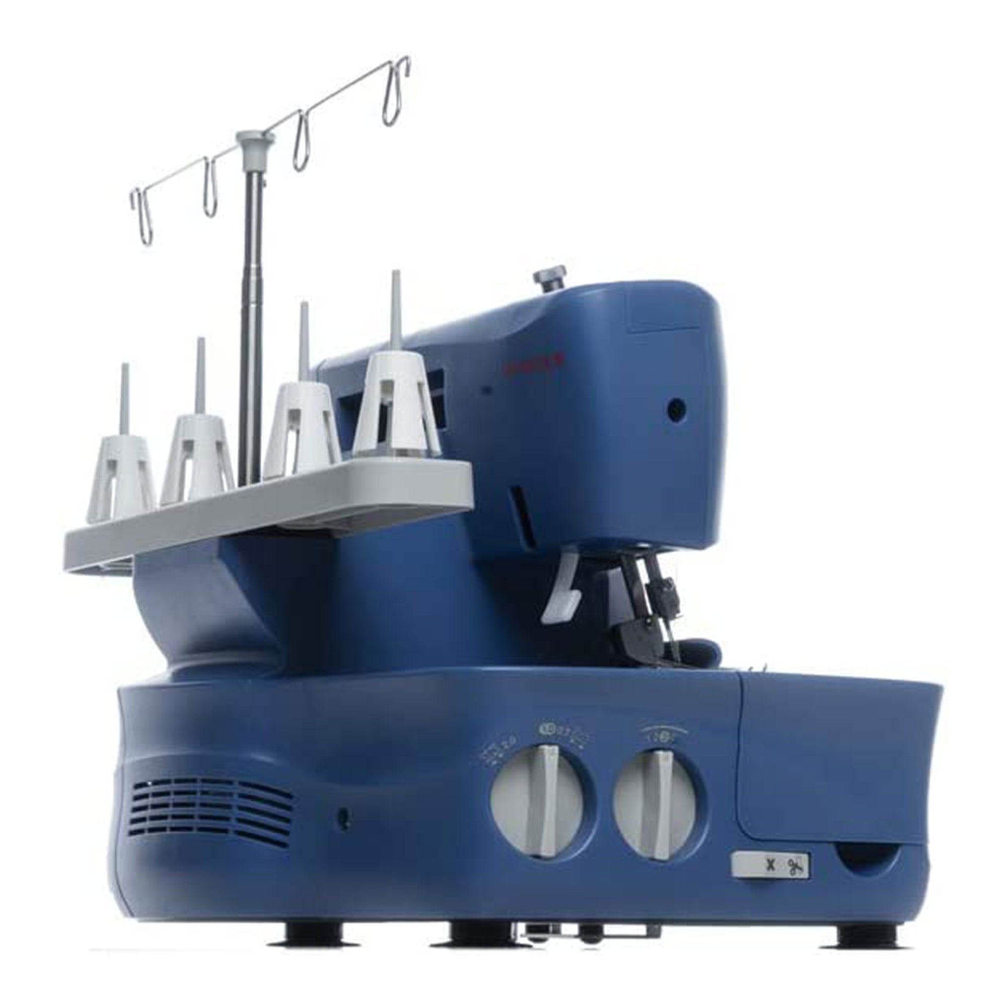 Singer Serger Sewing Machine w/Included Accessory Kit & Free Arm, Blue (Damaged) - VMInnovations