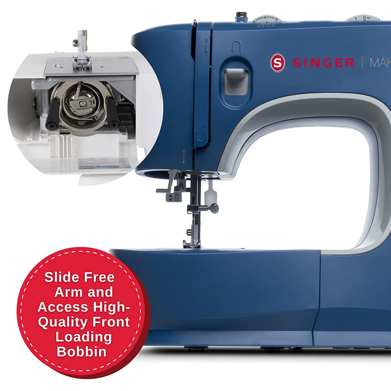 SINGER M3330 Making the Cut 97 Application Sewing Machine with Accessories, Blue