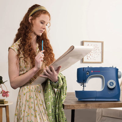 SINGER Making the Cut 97 Application Sewing Machine with Accessories, Blue(Used) - VMInnovations