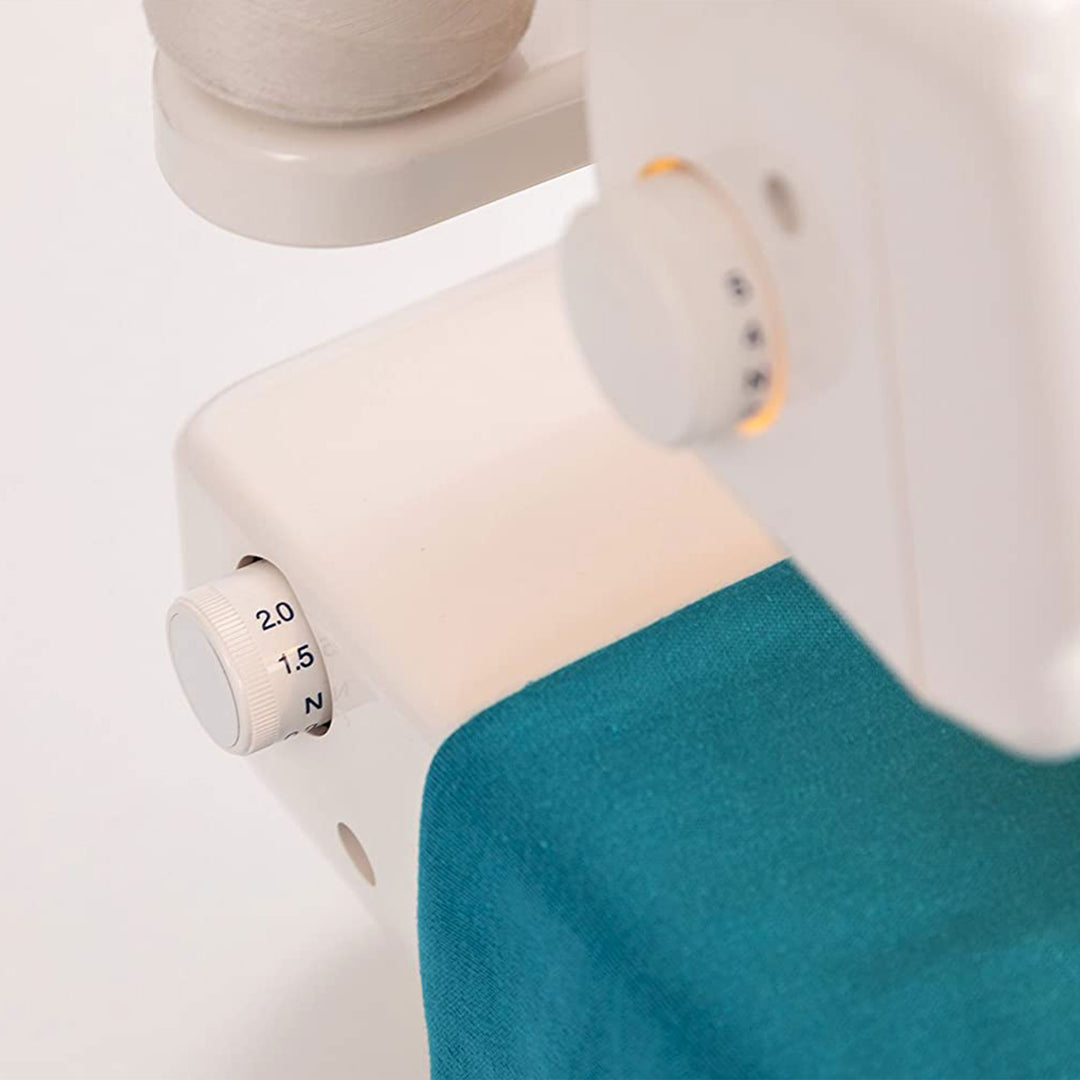 Professional 2 to 5 Thread Stitch Serger Sewing Machine, White (Open Box)