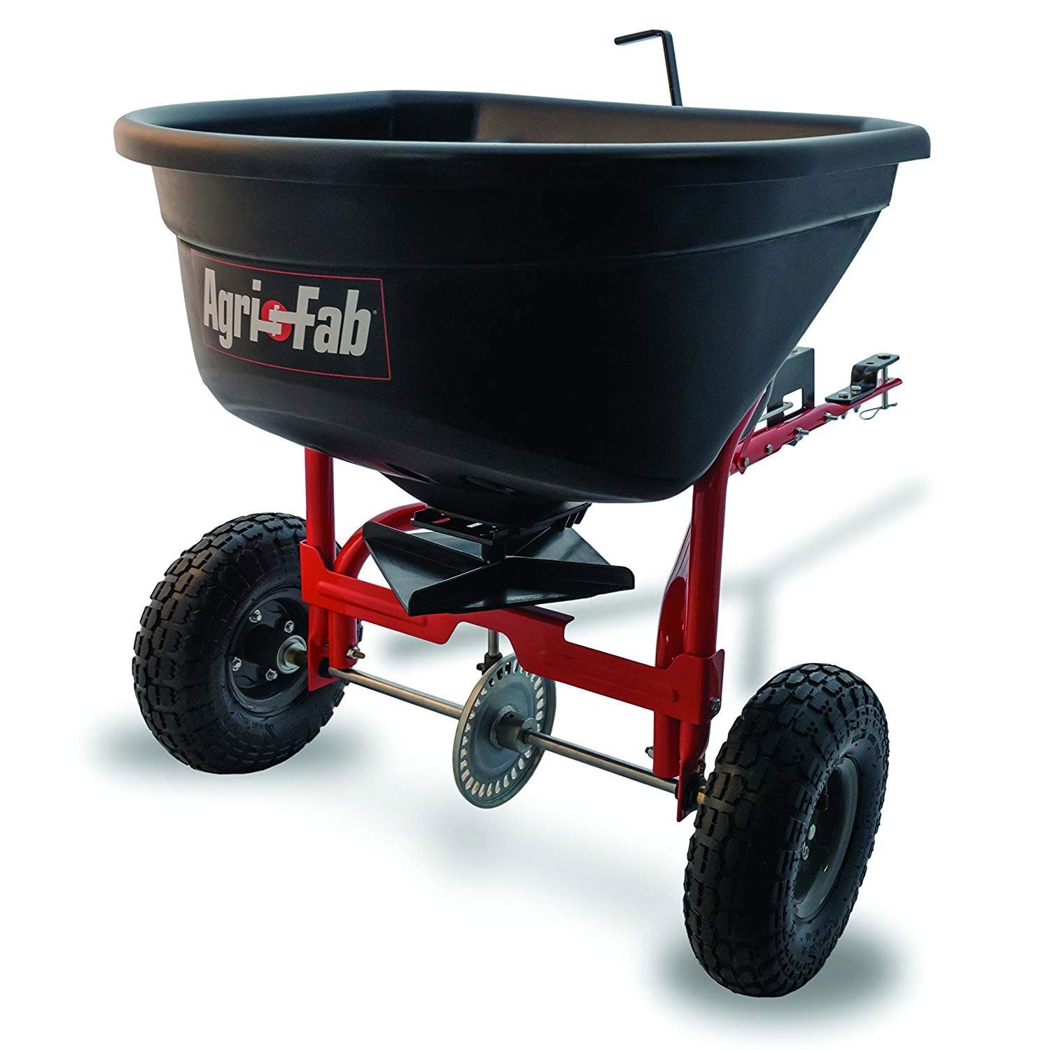 Agri-fab 110-lb Capacity Tow Broadcast Spreader, Black (Certified Refurbished)