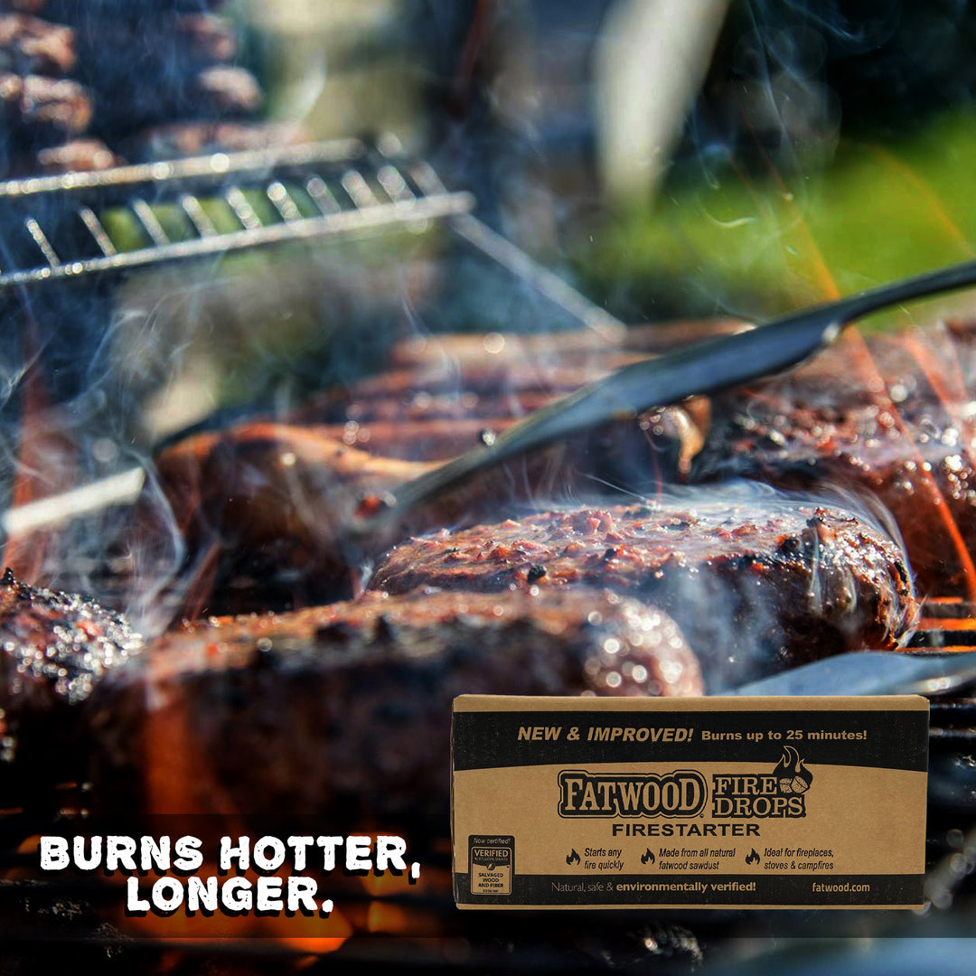 BetterWood Products Firedrop Nontoxic All Natural Firestarters, 48 pk(Open Box) - VMInnovations