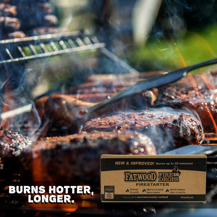 BetterWood Products Firedrop Nontoxic All Natural Firestarters, 48 pk(Open Box) - VMInnovations