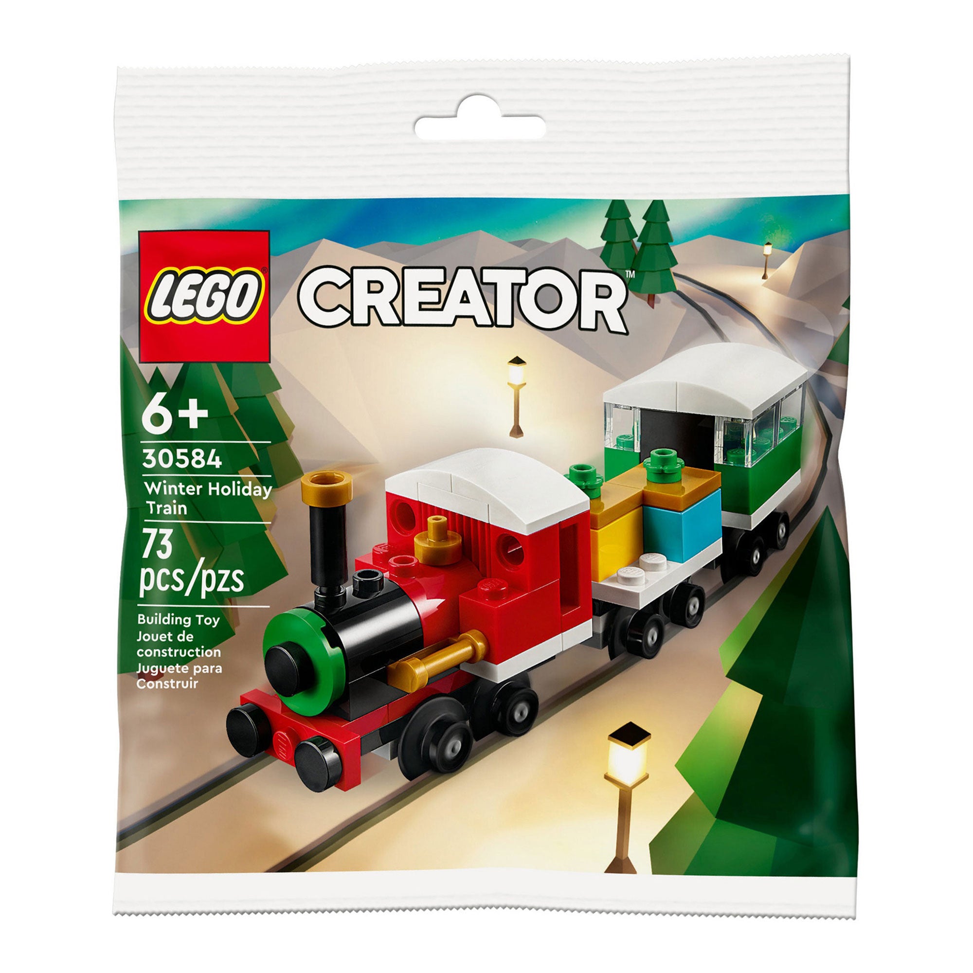 LEGO Minecraft The Pig House Playset with Creator 6379821 Winter Holiday Train