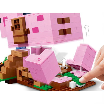 LEGO Minecraft The Pig House Playset with Creator 6379821 Winter Holiday Train