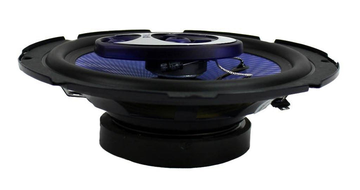 Pyle PL63BL 6.5" 720 Watt 3-Way Car Audio Coaxial Speakers Blue Stereo