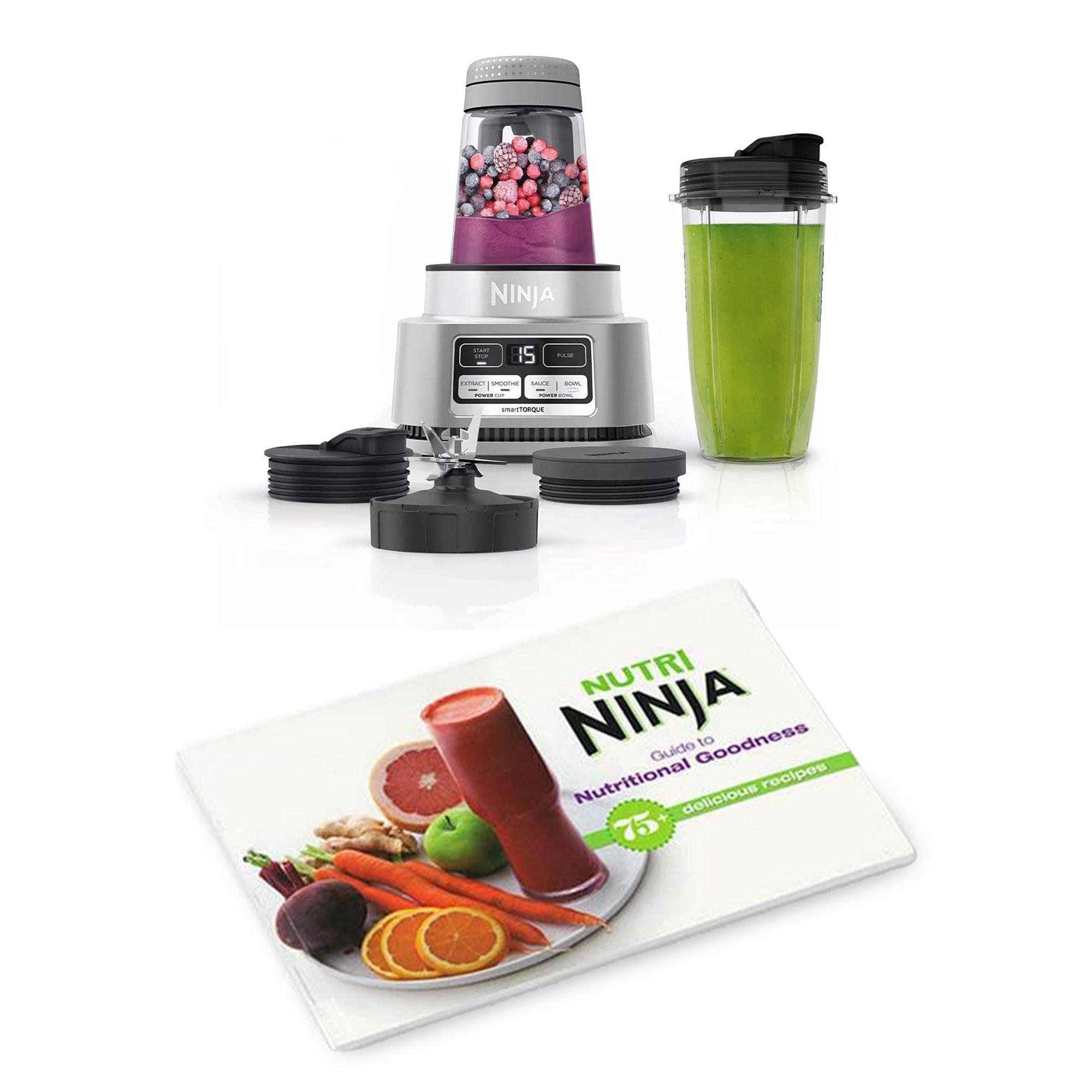 Ninja Foodi SS100 Smoothie Bowl Maker with Ninja Nutri Ninja Guide Cookbook - VMInnovations