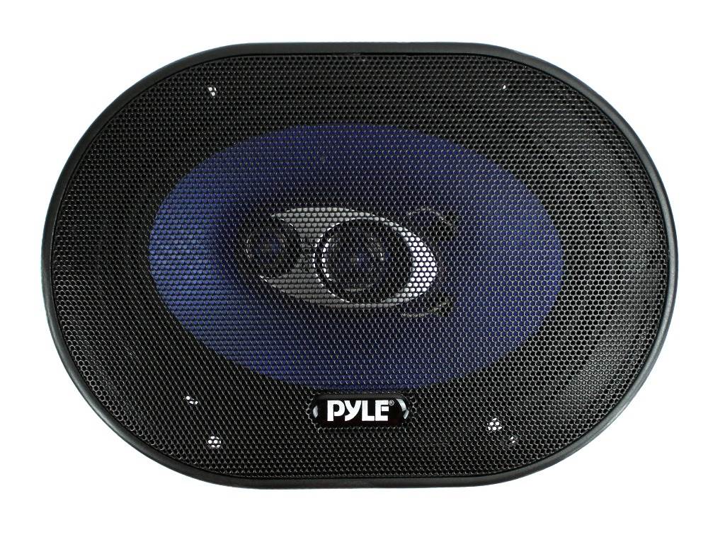 4) New Pyle PL573BL 5x7" 600 Watts 3-Way Car Coaxial Speakers Stereo Blue Four