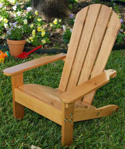 KidKraft Kids Outdoor Adirondack Chair - Honey