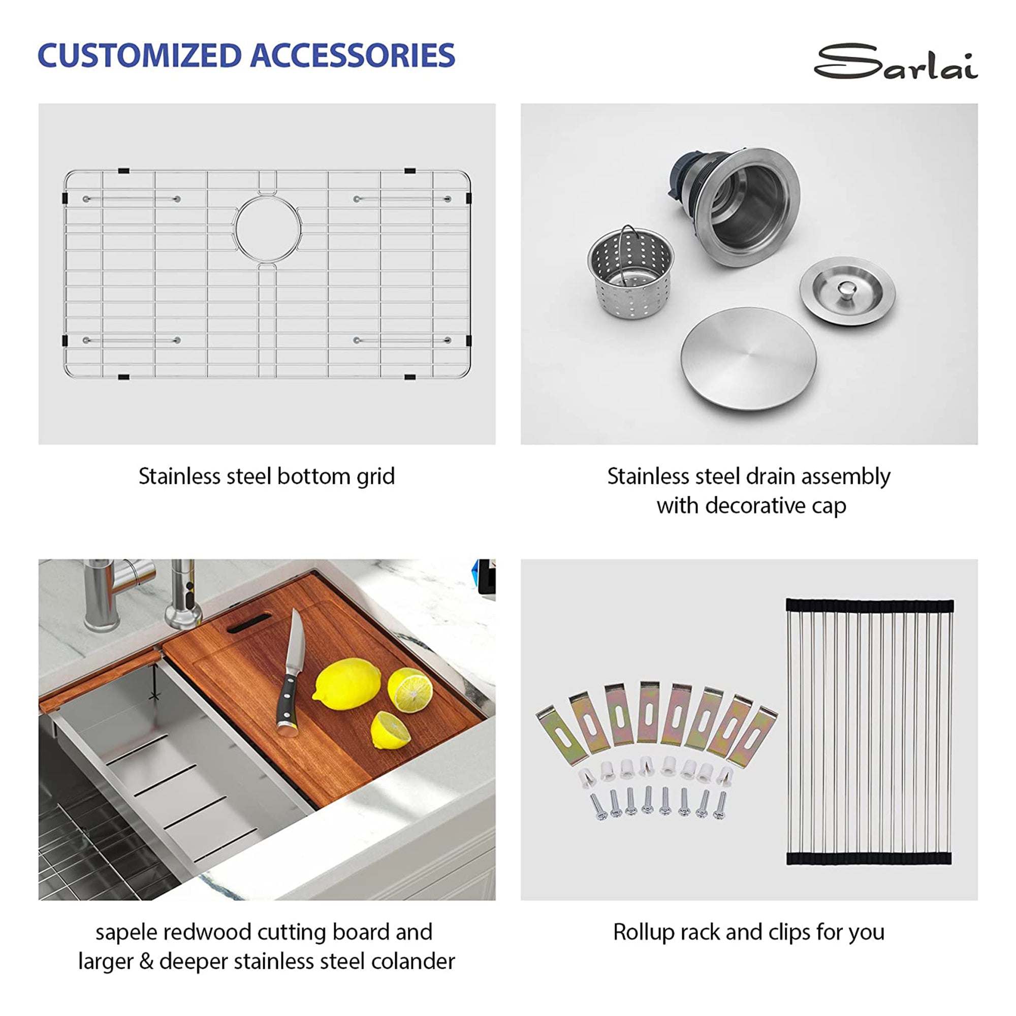 Sarlai 30"x18" Undermount Brushed Stainless Steel Single Bowl Kitchen Sink(Used) - VMInnovations