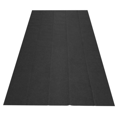 AutoFloorGuard AFG8018 17 Foot x 7.3 Foot Medium Size Garage Carpet Mat, Black