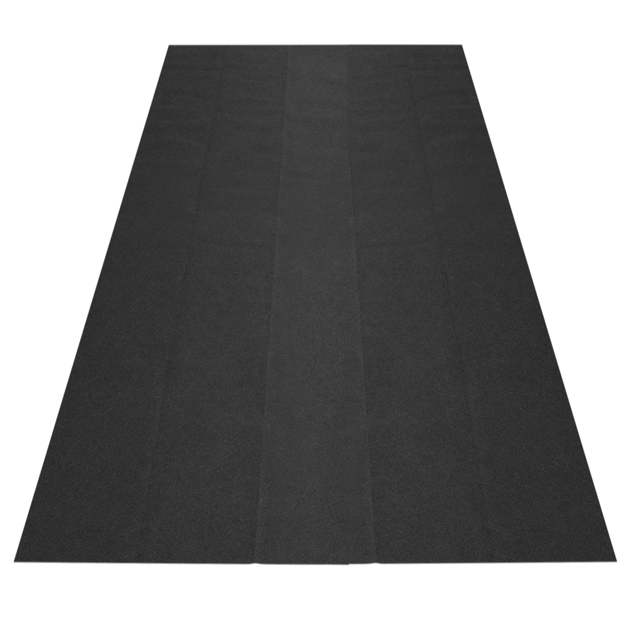 AutoFloorGuard AFG8020 20 x 7.3 Foot Large Size Garage Carpet Mat, Black (Used) - VMInnovations