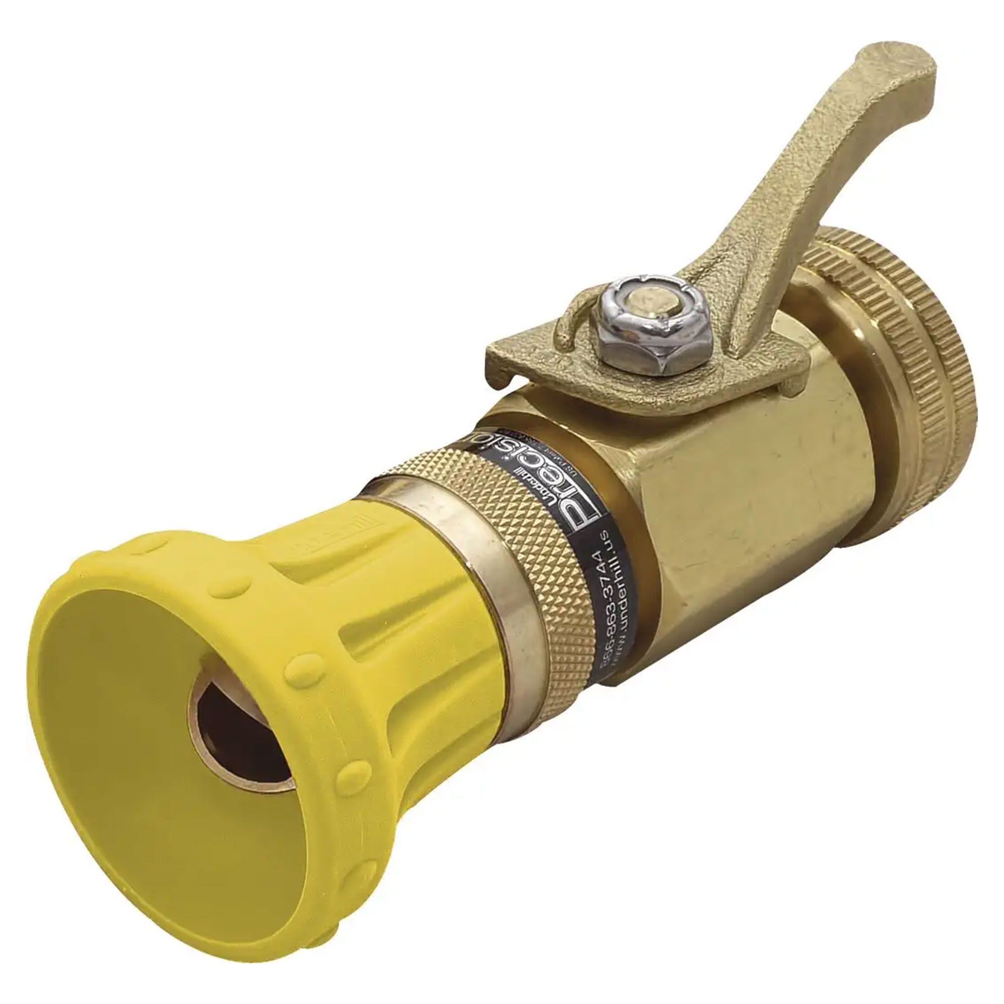 Underhill Precision Rainbow Nozzle w/ Control Valve & 3/4" MHT x 1" FHT Adapter