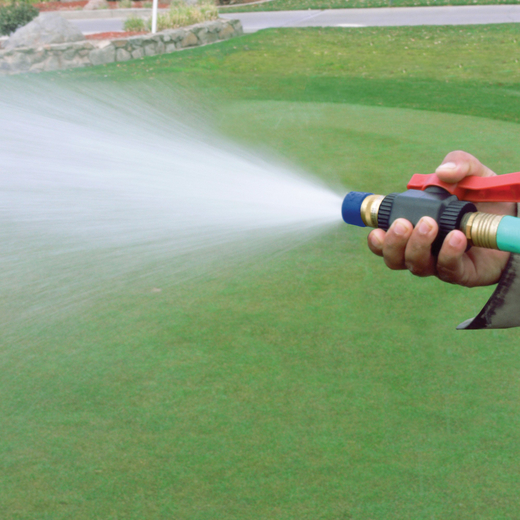 Underhill Precision Rainbow Nozzle w/ Control Valve & 3/4" MHT x 1" FHT Adapter