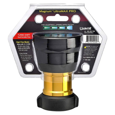 Underhill Magnum UltraMax Pro Dual Variable Flow TurboShift Hose End Nozzle