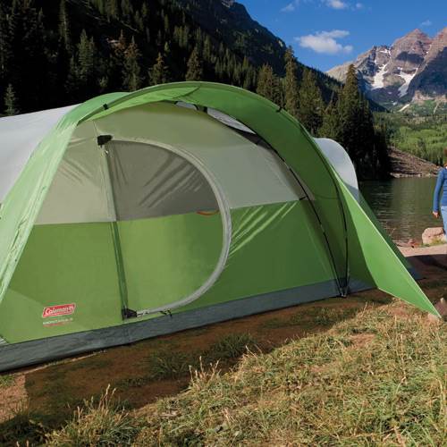 COLEMAN Montana 8 Person WeatherTec Camping Tent w/ Bag 16&