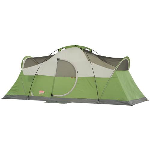 COLEMAN Montana 8 Person WeatherTec Camping Tent w/ Bag 16&