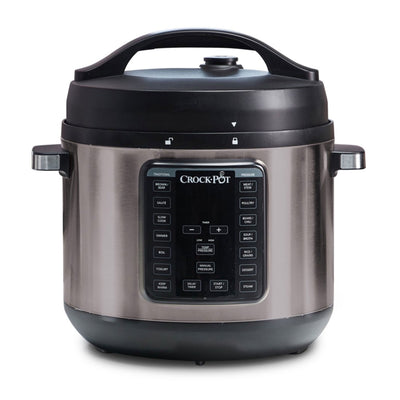 8 Quart 15 Program Stainless Steel Crock Multi-Cooker with Lid,  (Open Box)