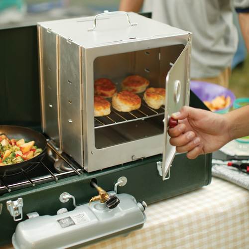 NEW! COLEMAN Portable Kitchen Enclosed Camp Oven w/ Adjustable Rack | 2000016462 - VMInnovations