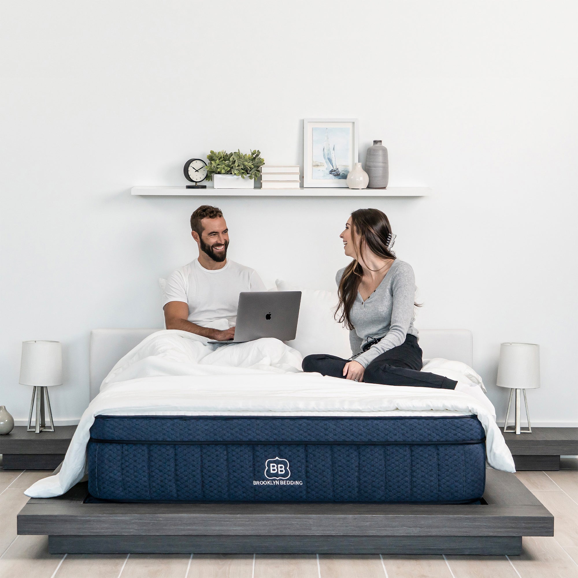 Brooklyn Bedding Aurora 13" Luxury Soft Memory Foam Mattress, Queen (Open Box) - VMInnovations
