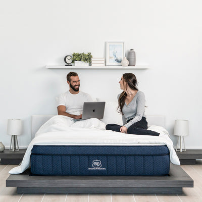 Brooklyn Bedding Aurora 13" Luxury Soft Memory Foam Mattress, Queen (Open Box) - VMInnovations