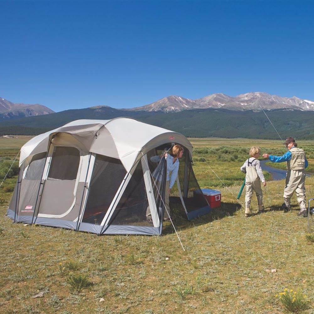 Coleman WeatherMaster 6-Person Family Tent With Screen Room | 2000027945 (Used)