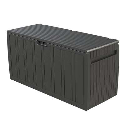 Ram Quality Products Outdoor Backyard Patio Storage Deck Box, 71 Gallon (Used) - VMInnovations