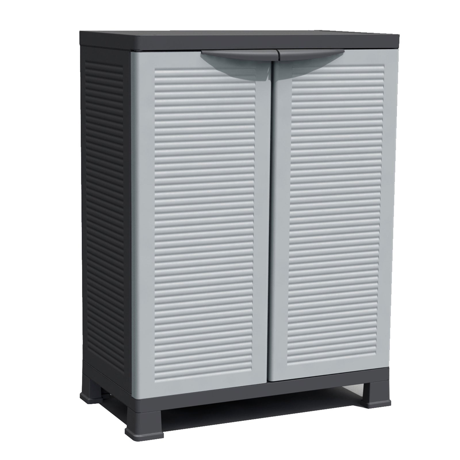 RAMQuality Products PRESTIGE Adjustable 1 Shelf Storage Cabinet, Gray(Open Box) - VMInnovations