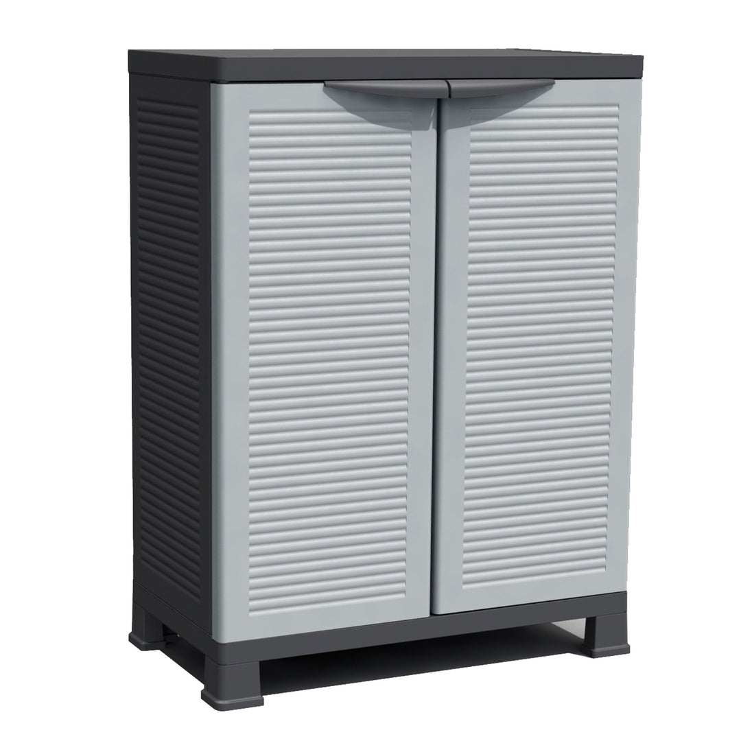 RAM Quality Products PRESTIGE Adjustable 1 Shelf Storage Utility Cabinet, Gray - VMInnovations