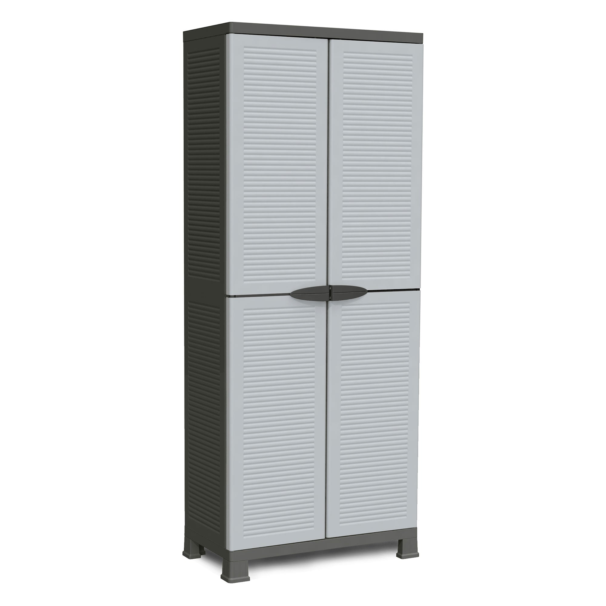 RAM Quality Products PRESTIGE 4 Shelf Adjustable Storage Cabinet, Black (Used) - VMInnovations